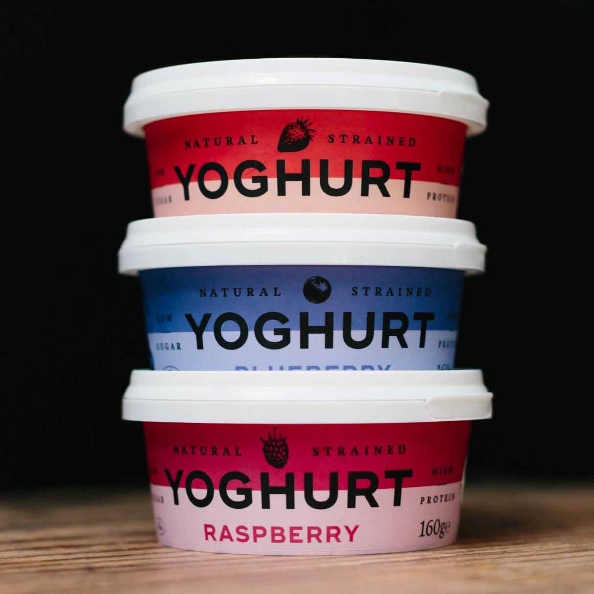 Selection of Berry Strained Yoghurts - 3x160g