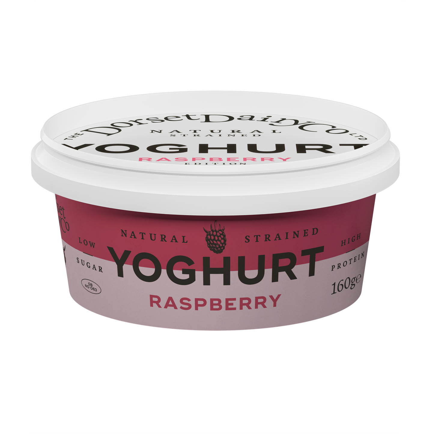 Raspberry Strained Yoghurts - 3x160g