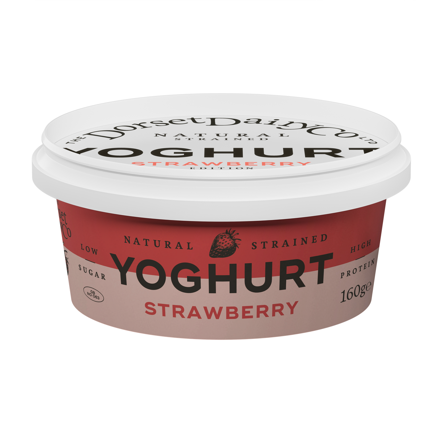 Strawberry Strained Yoghurts - 3x160g